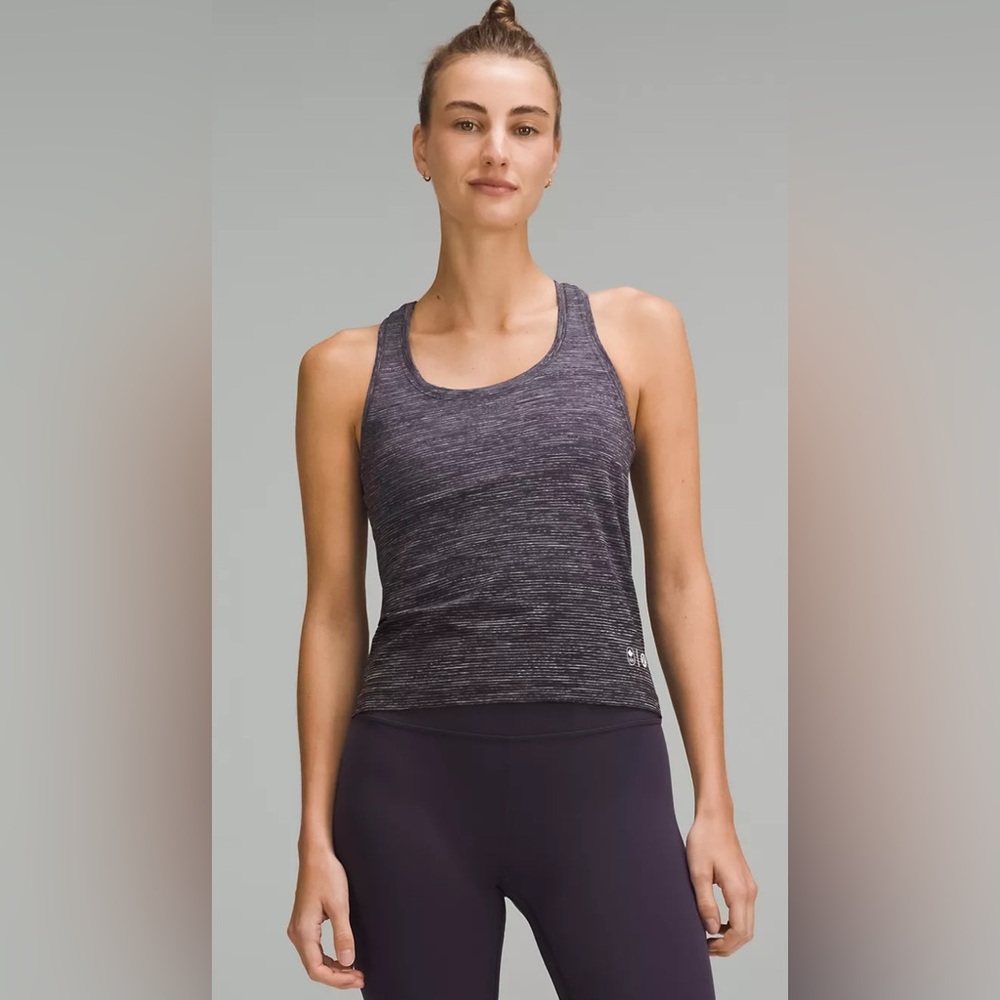 Lululemon Team Canada Swiftly Tech Racerback Waist Length Tank (Size 8)